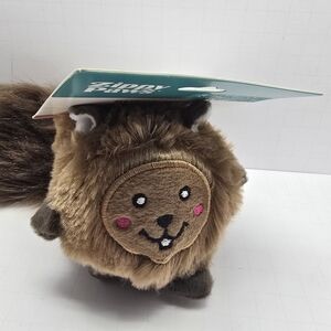 Zippy Paws Bushy Throw- Squirrel Dog Squeaker Toy